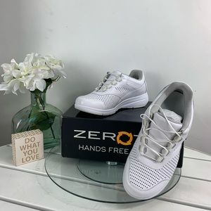 Zero tie Womens hands free shoes.